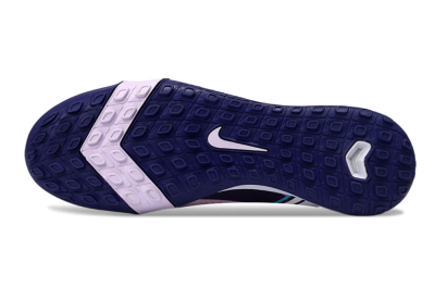 Men's Nike Air Zoom Mercurial Vapor 16 Elite TF Artificial Turf Low-Tops Football Shoes - Lilac/Bright Pink/Dark Blue