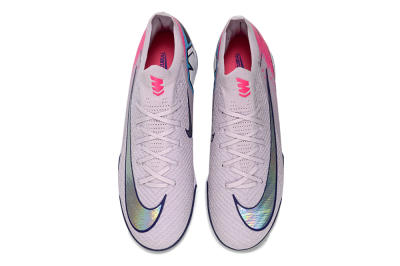 Men's Nike Air Zoom Mercurial Vapor 16 Elite FG Firm Ground Low-Tops Football Boots - Lilac/Bright Pink/Frosty Blue