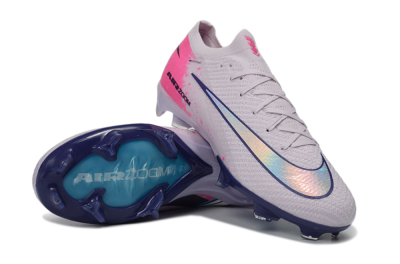 Men's Nike Air Zoom Mercurial Vapor 16 Elite FG Firm Ground Low-Tops Football Boots - Lilac/Bright Pink/Frosty Blue
