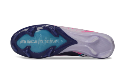 Men's Nike Air Zoom Mercurial Vapor 16 Elite FG Firm Ground Low-Tops Football Boots - Lilac/Bright Pink/Frosty Blue