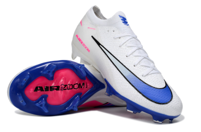 Men's Nike Air Zoom Mercurial Vapor 16 Elite FG Firm Ground Low-Tops Football Boots - Blue/Electric Blue/Pink Blast