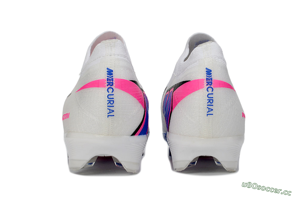 Men's Nike Air Zoom Mercurial Vapor 16 Elite FG Firm Ground Low-Tops Football Boots - Blue/Electric Blue/Pink Blast 5