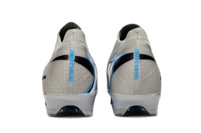 Men's Nike Air Zoom Mercurial Vapor 16 Elite FG Firm Ground Low-Tops Football Boots - Gray/Sky Blue/Light Gray