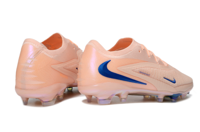 Unisex Nike Phantom 6 Elite Low FG Firm Ground Low-Tops Football Boots - Peach/Ocean Blue/Sunset Pink