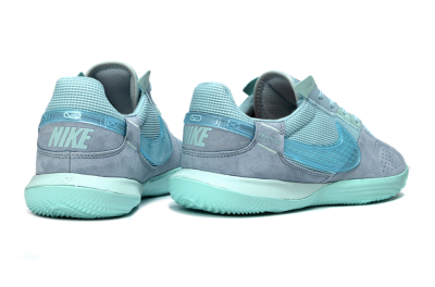 Unisex Nike Street Gato IC Indoor & Futsal Low-Tops Football Shoes - Blue/Light Blue/Soft Grey