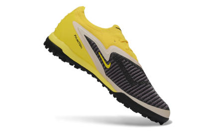 Unisex Nike Phantom 6 Elite Low TF Artificial Turf Low-Tops Football Shoes - Yellow/Electric Yellow/Charcoal Gray