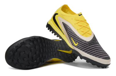 Unisex Nike Phantom 6 Elite Low TF Artificial Turf Low-Tops Football Shoes - Yellow/Electric Yellow/Charcoal Gray
