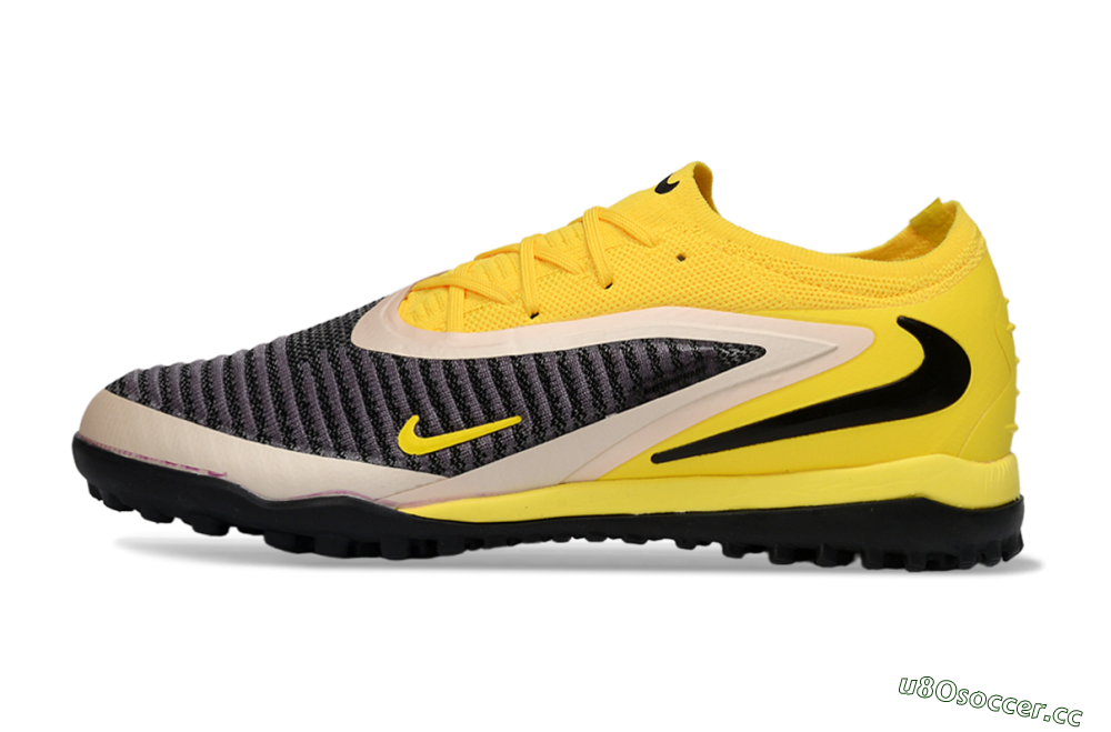 Unisex Nike Phantom 6 Elite Low TF Artificial Turf Low-Tops Football Shoes - Yellow/Electric Yellow/Charcoal Gray 0