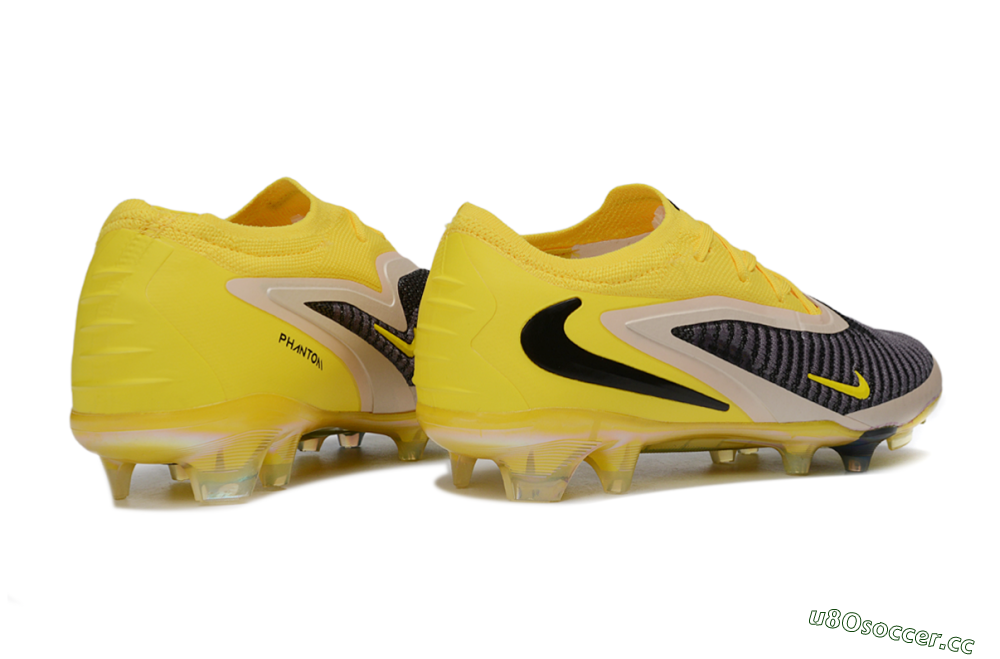 Unisex Nike Phantom 6 Elite Low FG Firm Ground Low-Tops Football Boots - Yellow/Electric Yellow/Graphite Gray 6