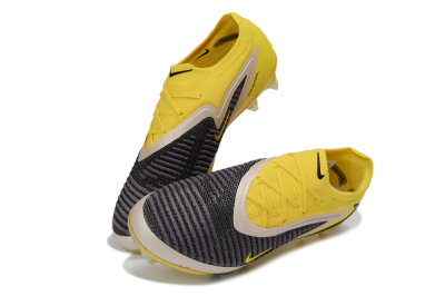 Unisex Nike Phantom 6 Elite Low FG Firm Ground Low-Tops Football Boots - Yellow/Electric Yellow/Graphite Gray