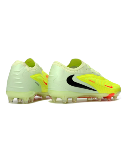Men's Nike Phantom 6 Elite Low FG Firm Ground Low-Tops Football Boots - Yellow/Neon Yellow/Coral Orange