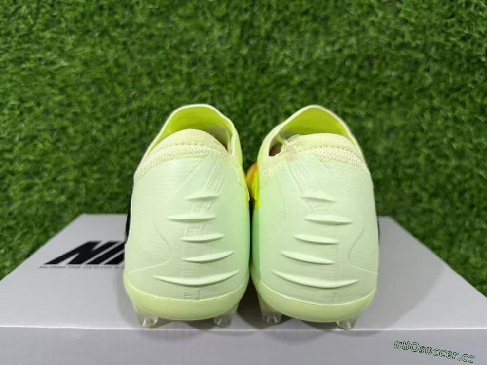 Men's Nike Phantom 6 Elite Low FG Firm Ground Low-Tops Football Boots - Yellow/Neon Yellow/Coral Orange