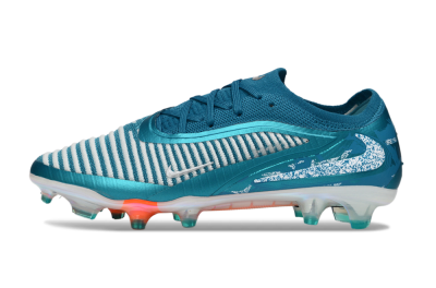 Men's Nike Phantom 6 Elite Low FG Firm Ground Low-Tops Football Boots - Teal/Ocean Blue/White