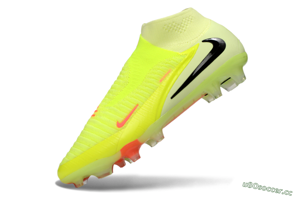 Men's Nike Phantom 6 Elite Low FG Firm Ground High-Tops Football Boots - Yellow/Neon Yellow/Black 5