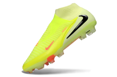 Men's Nike Phantom 6 Elite Low FG Firm Ground High-Tops Football Boots - Yellow/Neon Yellow/Black