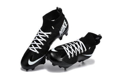 Men's Nike Magista Obra FG Firm Ground High-Tops Football Boots - Black/Emerald Green/White