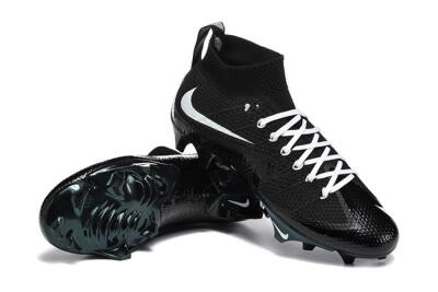 Men's Nike Magista Obra FG Firm Ground High-Tops Football Boots - Black/Emerald Green/White