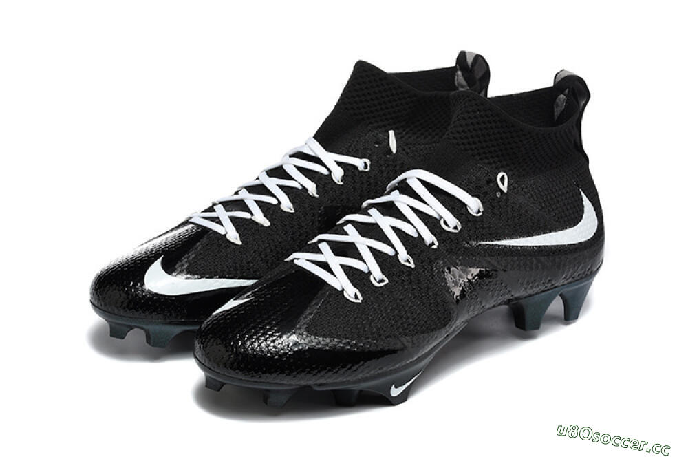Men's Nike Magista Obra FG Firm Ground High-Tops Football Boots - Black/Emerald Green/White 5