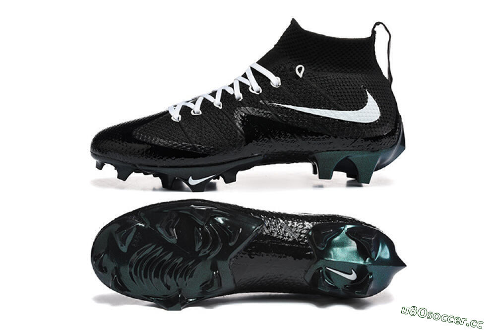 Men's Nike Magista Obra FG Firm Ground High-Tops Football Boots - Black/Emerald Green/White 1