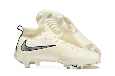 Men's Nike Magista Obra FG Firm Ground High-Tops Football Boots - Ivory/Shadow Black/Glowing Pearl