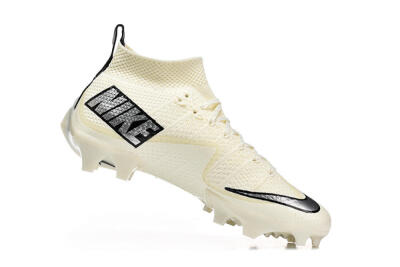 Men's Nike Magista Obra FG Firm Ground High-Tops Football Boots - Ivory/Shadow Black/Glowing Pearl