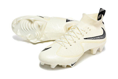 Men's Nike Magista Obra FG Firm Ground High-Tops Football Boots - Ivory/Shadow Black/Glowing Pearl