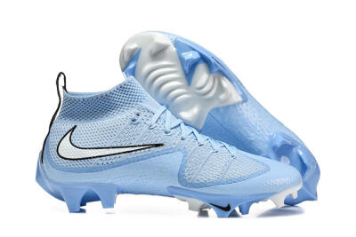Men's Nike Magista Obra FG Firm Ground High-Tops Football Boots - Blue/Sky Blue/White