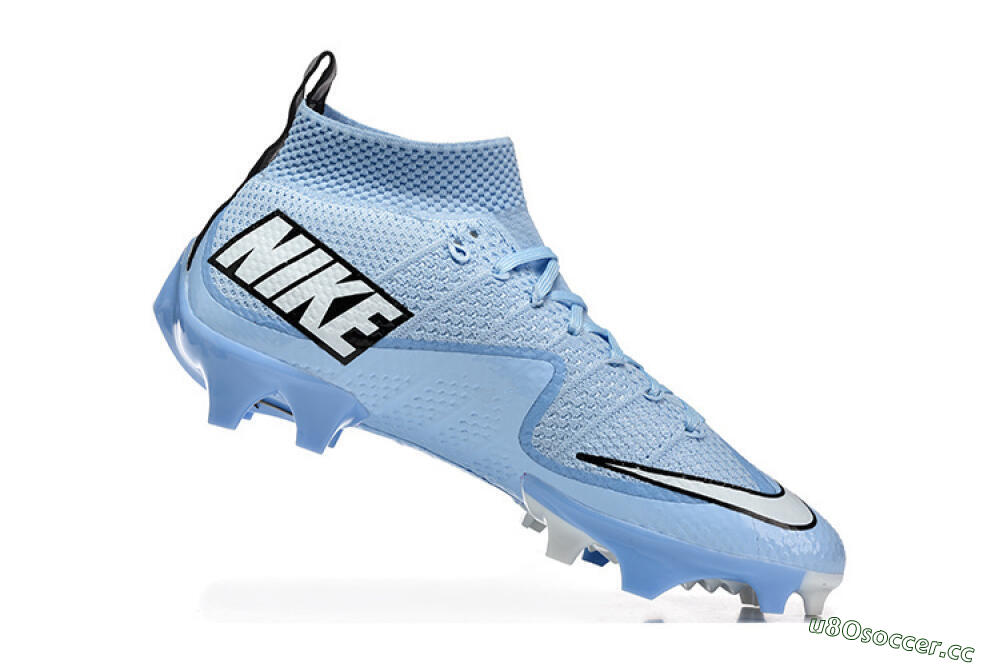 Men's Nike Magista Obra FG Firm Ground High-Tops Football Boots - Blue/Sky Blue/White 7