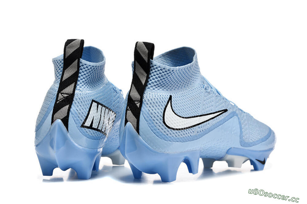 Men's Nike Magista Obra FG Firm Ground High-Tops Football Boots - Blue/Sky Blue/White 9