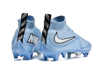 Men's Nike Magista Obra FG Firm Ground High-Tops Football Boots - Blue/Sky Blue/White