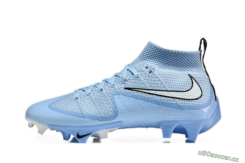 Men's Nike Magista Obra FG Firm Ground High-Tops Football Boots - Blue/Sky Blue/White 0
