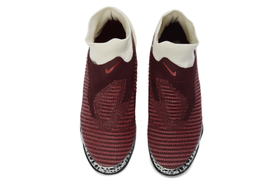 Unisex Nike Phantom 6 Elite High FG Firm Ground High-Tops Football Boots - Red/Crimson Fusion/Soft Cream