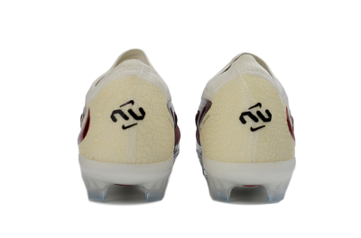 Unisex Nike Phantom 6 Elite Low FG Firm Ground Low-Tops Football Boots - Red/Cream/Black