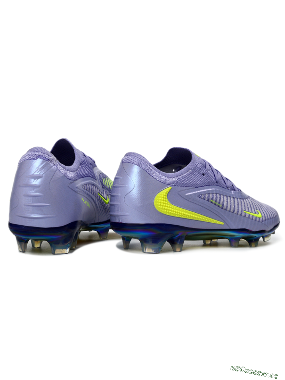 Unisex Nike Phantom 6 Elite Low FG Firm Ground Low-Tops Football Boots - Purple/Neon Lime/Silver 6