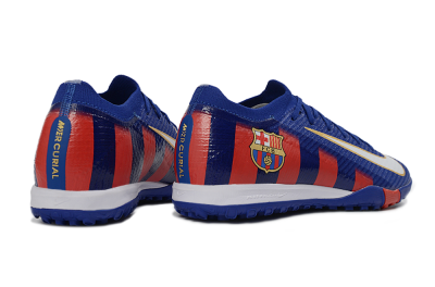 Unisex Nike Air Zoom Mercurial Vapor 16 Elite TF Artificial Turf Low-Tops Football Shoes - Blue/Crimson Red/Night Sky