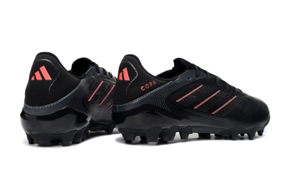 Men's Adidas Copa Pure 3 FG Firm Ground Low-Tops Football Boots - Black/Crimson Red/Graphite Gray