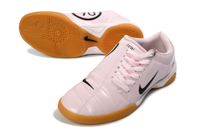 Men's Nike Total 90 III IC Indoor & Futsal Low-Tops Football Shoes - Pink/Soft Rose/Caramel