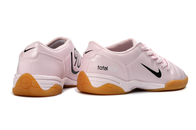 Men's Nike Total 90 III IC Indoor & Futsal Low-Tops Football Shoes - Pink/Soft Rose/Caramel