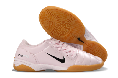 Men's Nike Total 90 III IC Indoor & Futsal Low-Tops Football Shoes - Pink/Soft Rose/Caramel