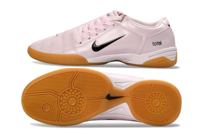 Men's Nike Total 90 III IC Indoor & Futsal Low-Tops Football Shoes - Pink/Soft Rose/Caramel