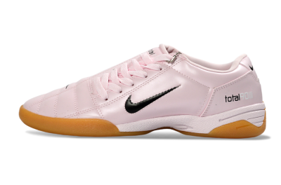 Men's Nike Total 90 III IC Indoor & Futsal Low-Tops Football Shoes - Pink/Soft Rose/Caramel