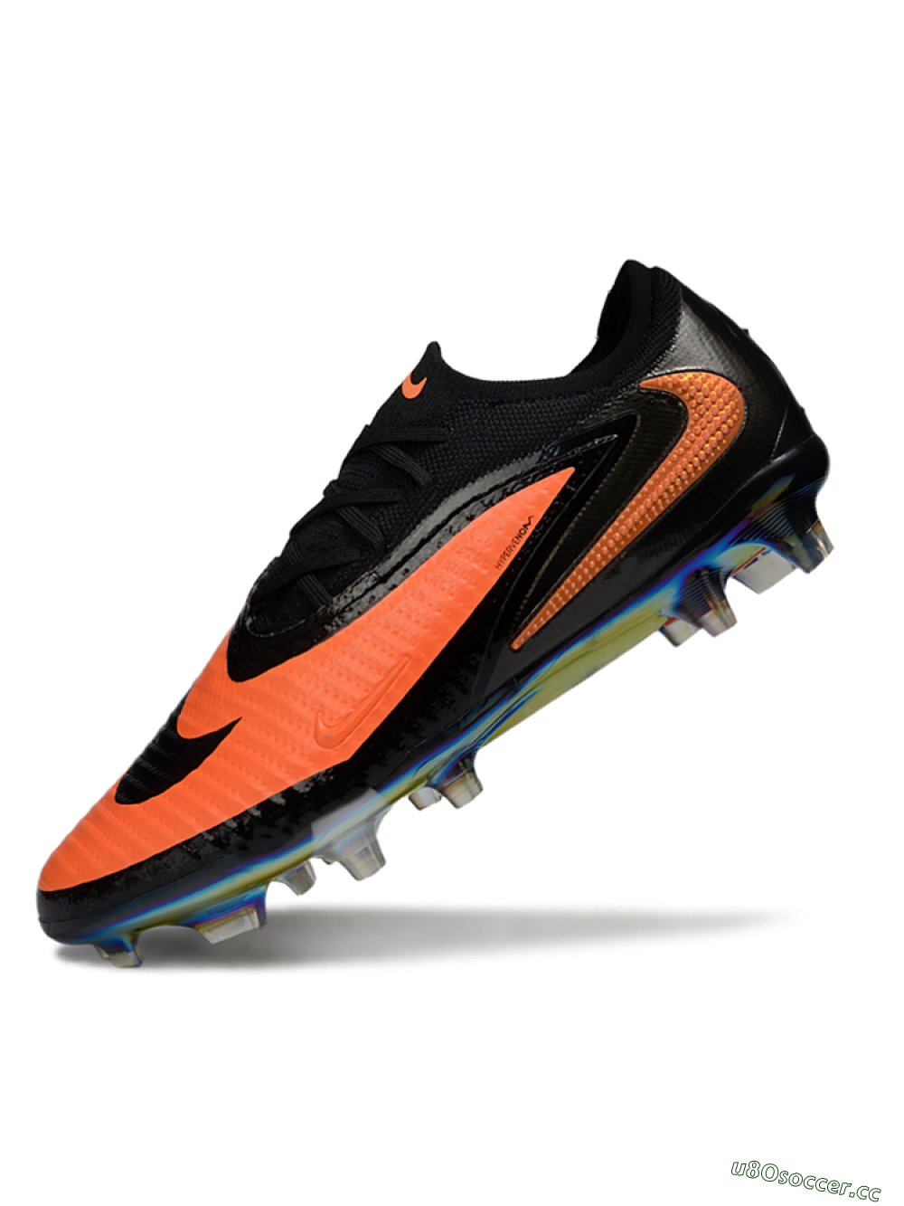 Unisex Nike Phantom 6 Elite Low FG Firm Ground Low-Tops Football Boots - Orange/Electric Orange/Black 5