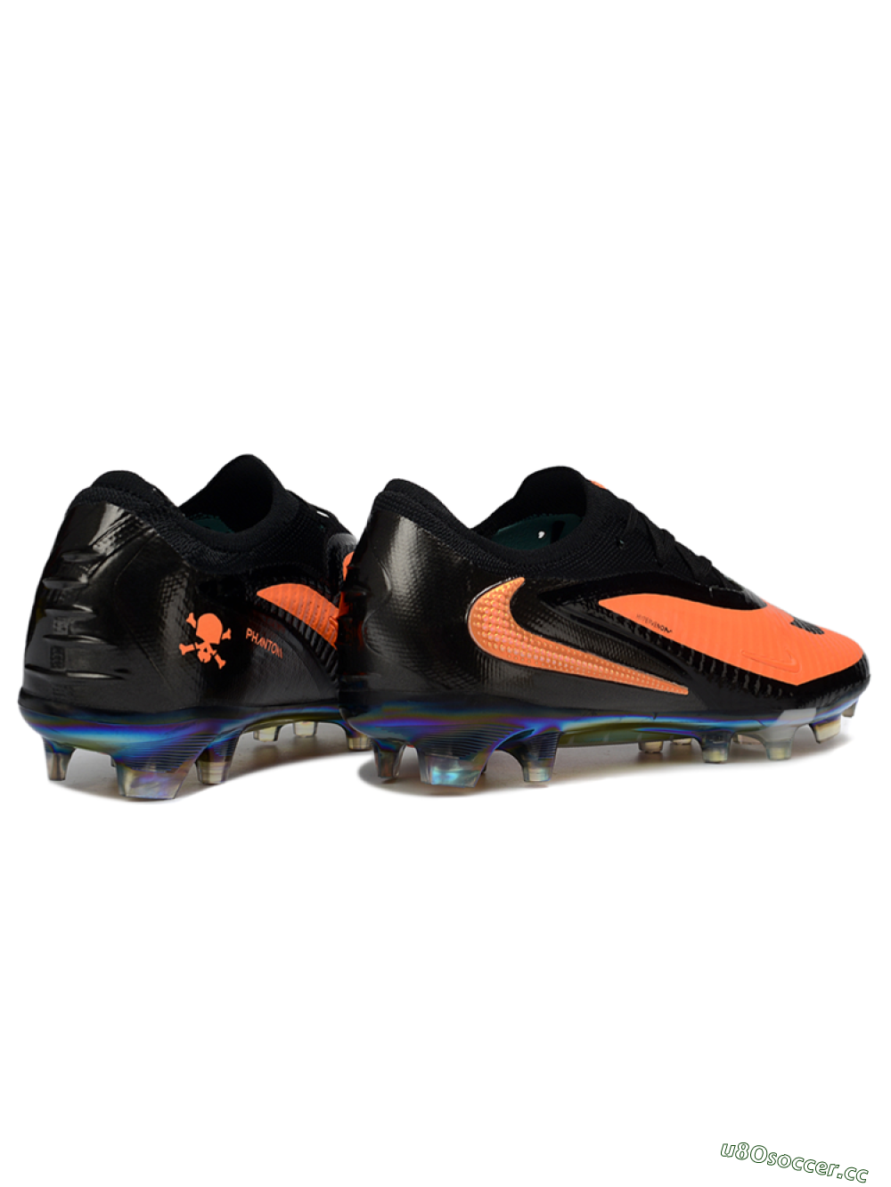 Unisex Nike Phantom 6 Elite Low FG Firm Ground Low-Tops Football Boots - Orange/Electric Orange/Black 6