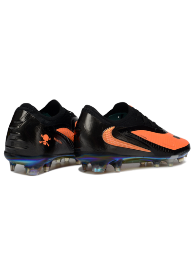 Unisex Nike Phantom 6 Elite Low FG Firm Ground Low-Tops Football Boots - Orange/Electric Orange/Black