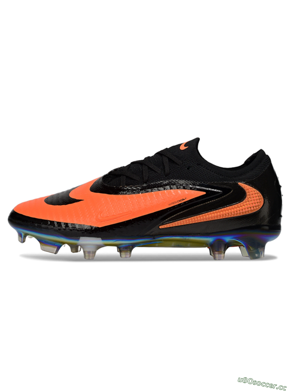 Unisex Nike Phantom 6 Elite Low FG Firm Ground Low-Tops Football Boots - Orange/Electric Orange/Black 0