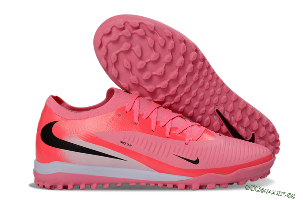Unisex Nike Phantom 6 Elite Low TF Artificial Turf Low-Tops Football Shoes - Pink/Neon Pink/Black 2
