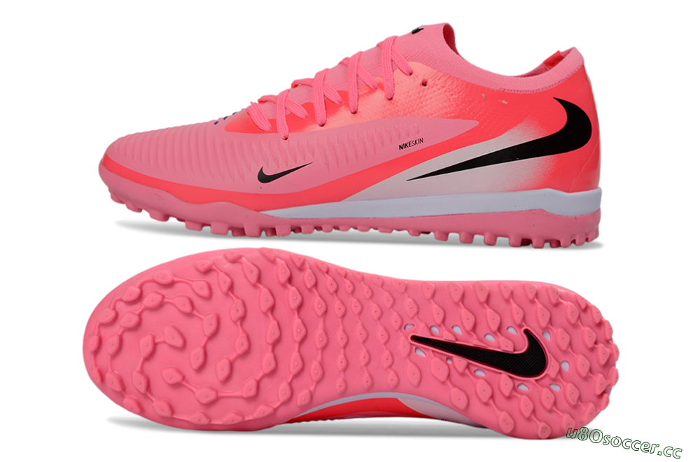 Unisex Nike Phantom 6 Elite Low TF Artificial Turf Low-Tops Football Shoes - Pink/Neon Pink/Black 1