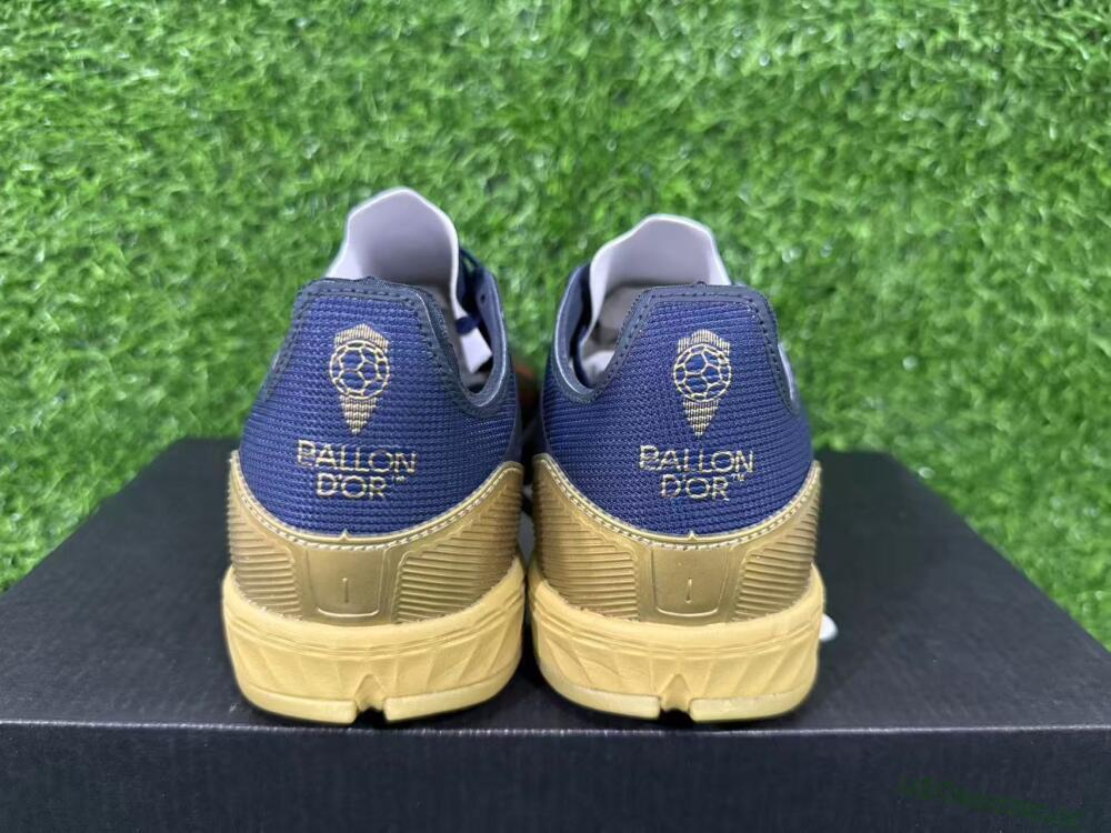 Unisex Adidas F50 Pro TF Artificial Turf Low-Tops Football Shoes - Navy/Metallic Gold/Dark Red