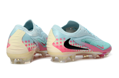 Unisex Nike Phantom 6 Elite Low FG Firm Ground Low-Tops Football Boots - Aqua/Coral Pink/Soft Mint