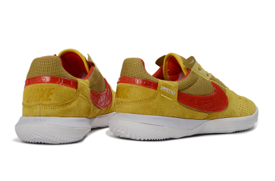 Unisex Nike Street Gato IC Indoor & Futsal Low-Tops Football Shoes - Yellow/Solar Yellow/Crimson Red